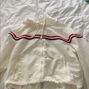 cropped windbreaker